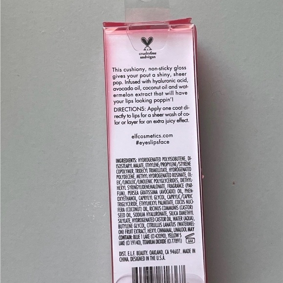 NIB Elf Jelly Pop Juicy Lip Gloss Rare Discontinued Watermelon HTF Authentic - Picture 2 of 2